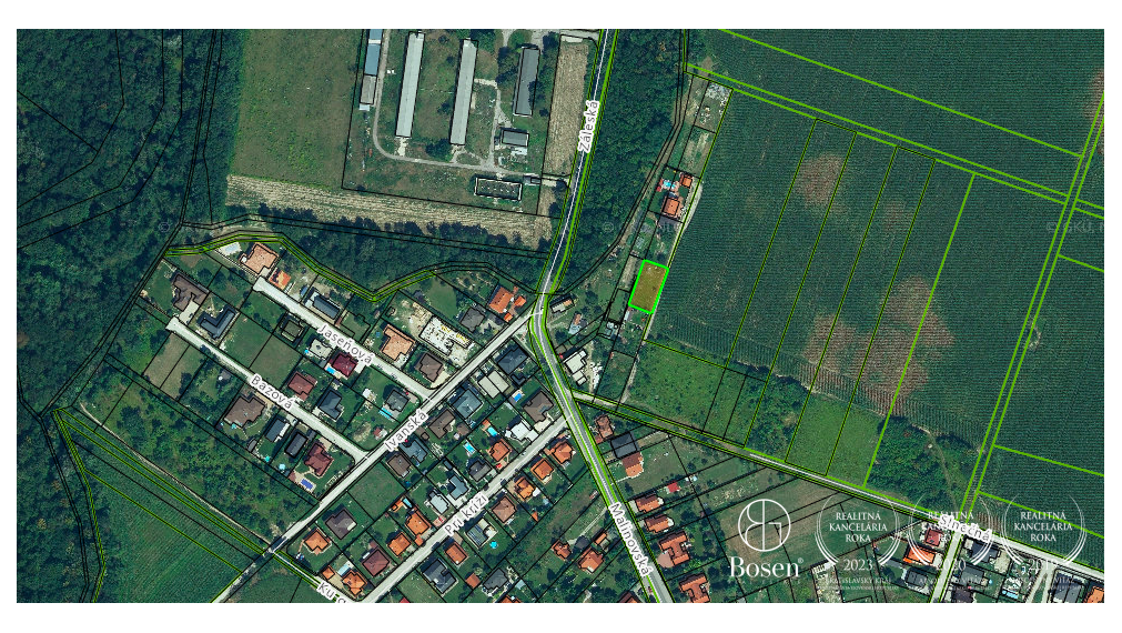 BOSEN | Pozemok na predaj 612 m2, Zálesie