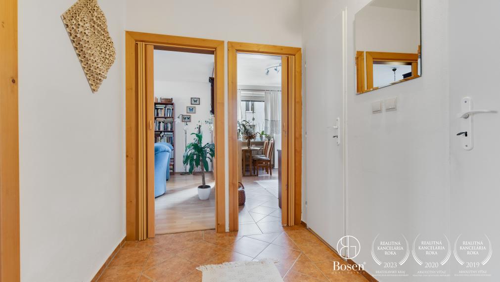 BOSEN | 3 izbový byt v tichej lokalite, Bartókova - Bratislava