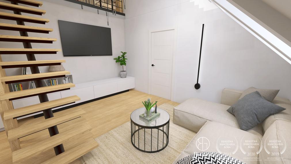 BOSEN | 2 izbový byt s otvorenou galériou, Kapitulská, 85m2