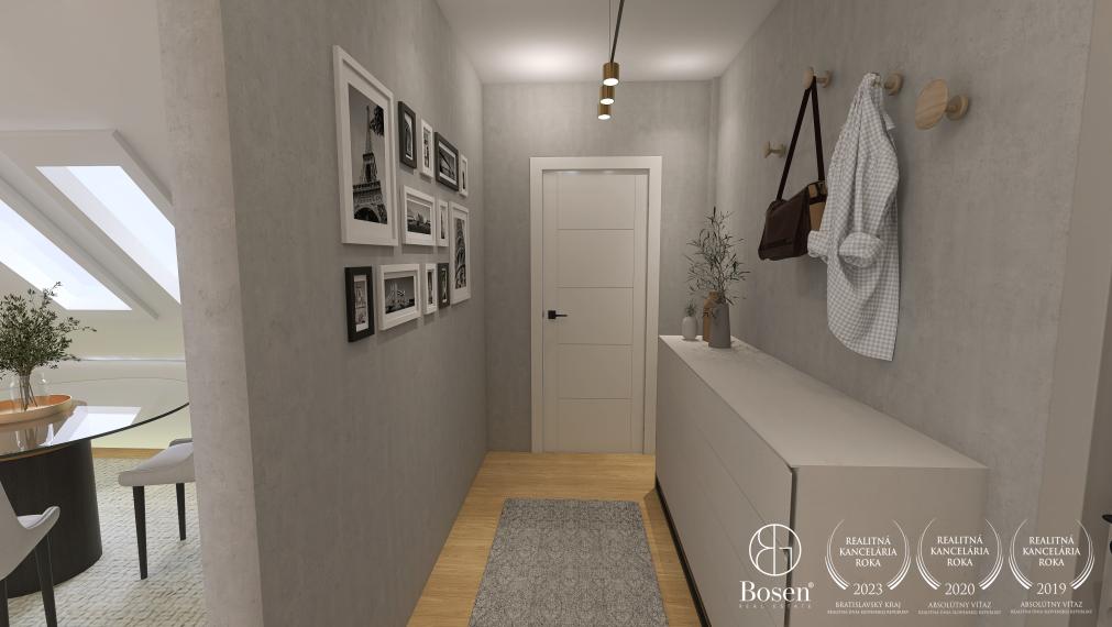 BOSEN | 2 izbový byt s otvorenou galériou, Kapitulská, 85m2