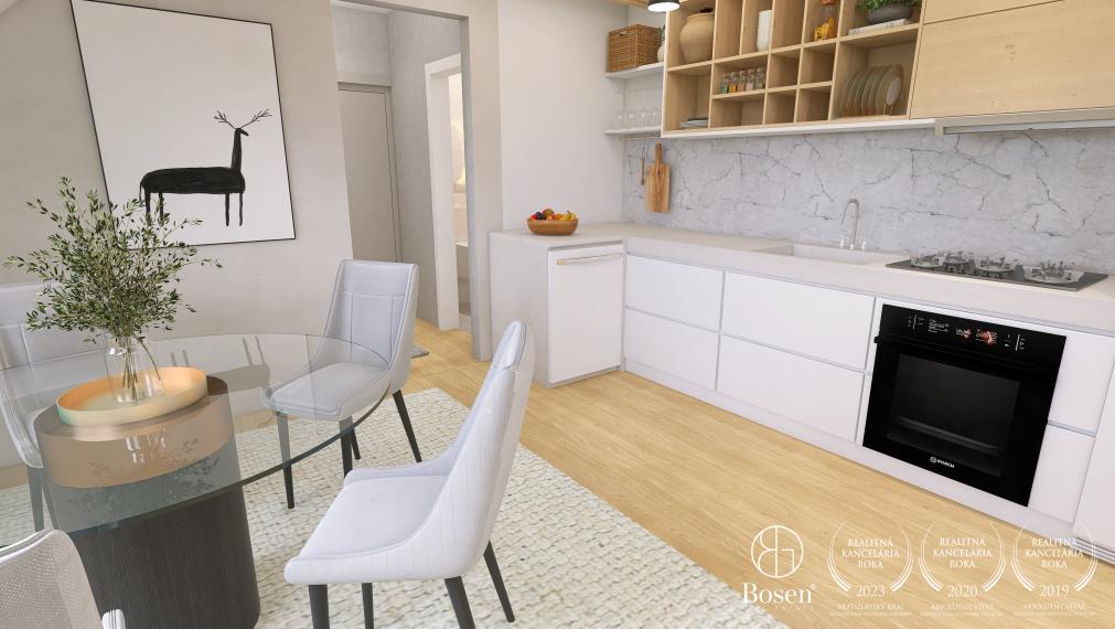 BOSEN | 2 izbový byt s otvorenou galériou, Kapitulská, 85m2