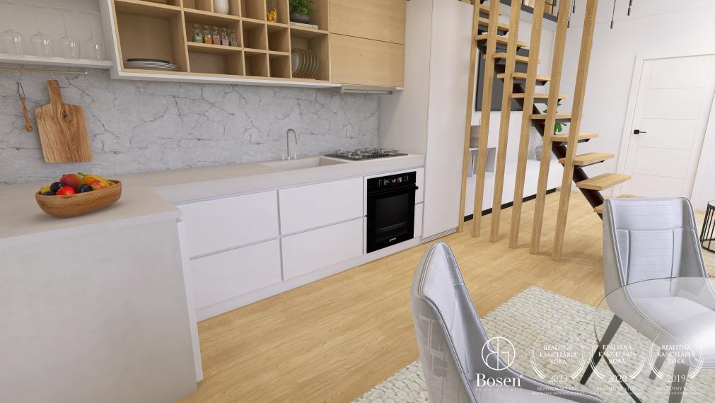 BOSEN | 2 izbový byt s otvorenou galériou, Kapitulská, 85m2