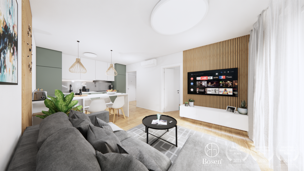 BOSEN | 2.5 rooms Apartment with loggia on Košická street, Bratislava - Ružinov.