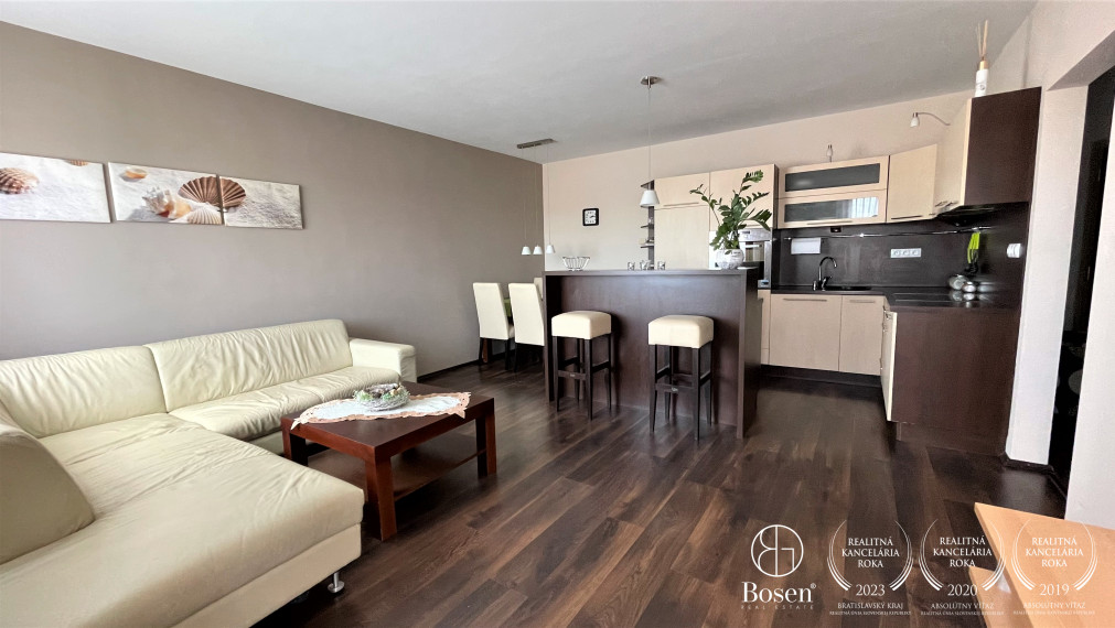 BOSEN | Prenájom priestranný zariadený 2 izbový byt na ulici Slnečná, Malinovo