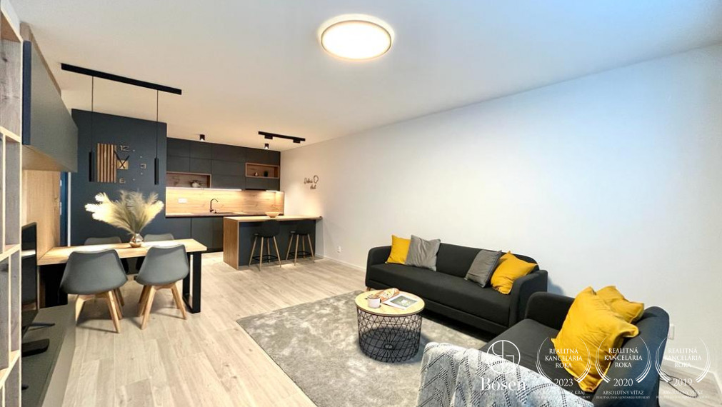 BOSEN | Prenájom priestranný 2 izbový byt so súkromným bazénom  v novostavbe na ulici Slnečnicová, Rovinka