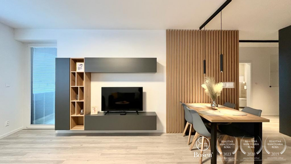 BOSEN | Prenájom priestranný 2 izbový byt so súkromným bazénom  v novostavbe na ulici Slnečnicová, Rovinka