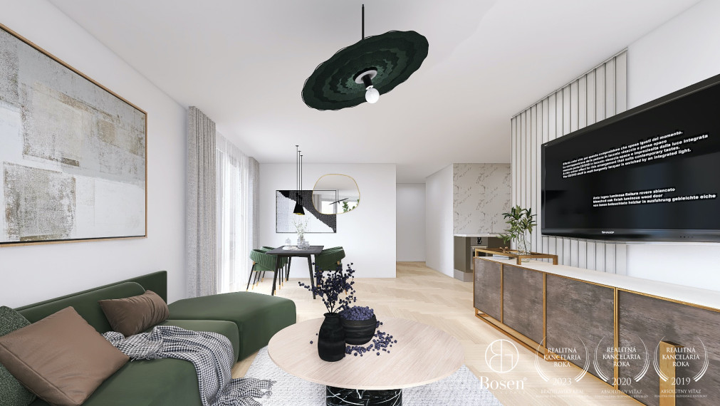 BOSEN | Predaj slnečný 2 izbový byt s terasou, 72 m2, Vienna Gate, Bratislava m.č. Petržalka