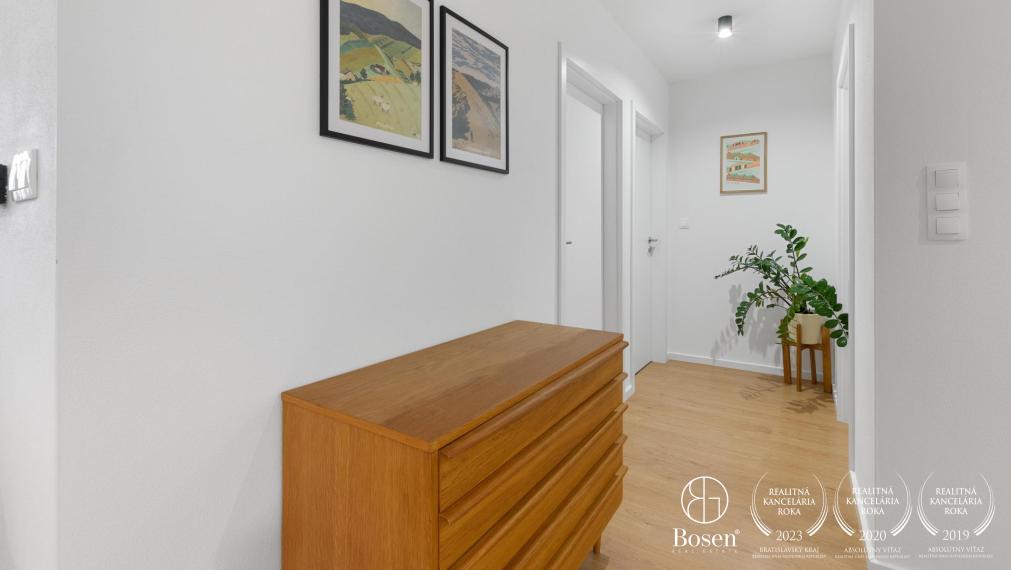 BOSEN |  3 izbový byt s walk-in šatníkom v novostavbe Matadorka, Bratislava - Petržalka