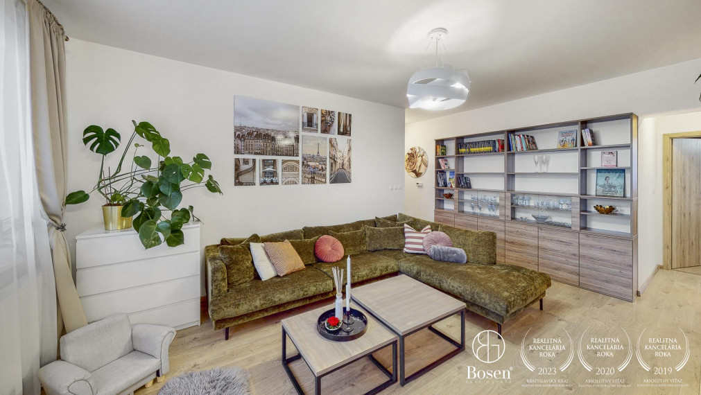 BOSEN | REZERVOVANÉ, Štýlový 3 izbový byt v novostavbe s balkónom, 76m2, Lučenec, ulica Cintorínska