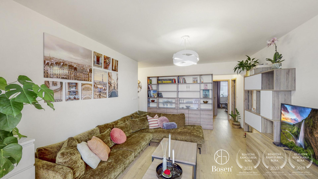 BOSEN | REZERVOVANÉ, Štýlový 3 izbový byt v novostavbe s balkónom, 76m2, Lučenec, ulica Cintorínska