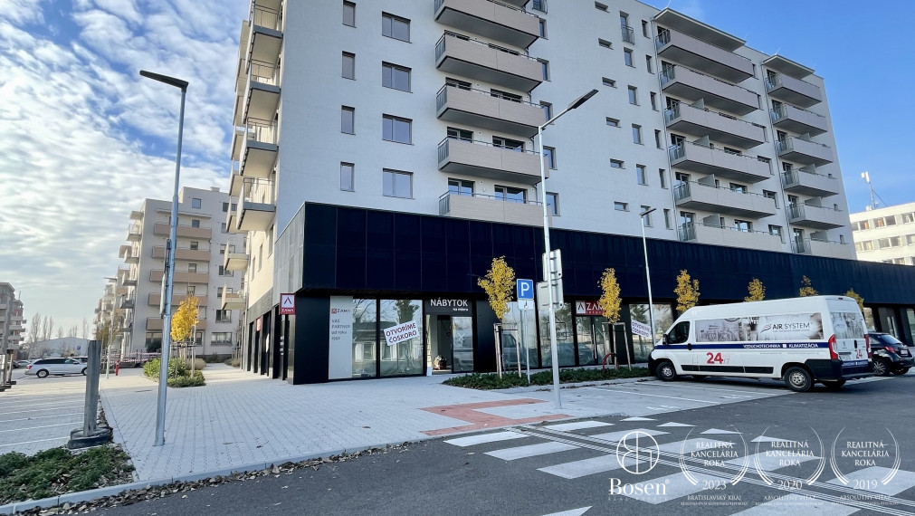 BOSEN | PRRENAJATÉ 1 izbový klimatizovaný byt s parkingom v blízkosti OC Avion v projekte Galvani Home, Ružinov - Trnávka