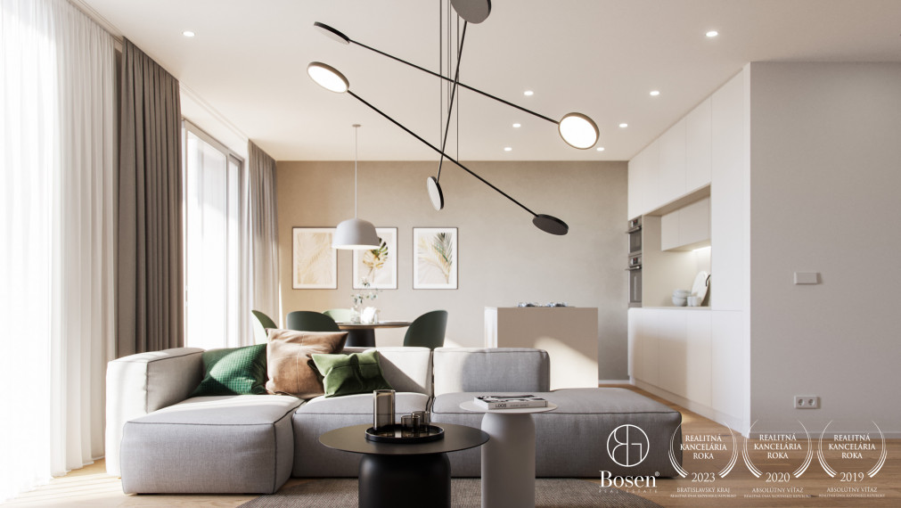 3-bedroom duplex apartment, two bathrooms, balcony, Svätý Jur, Hergottova, 99 m2