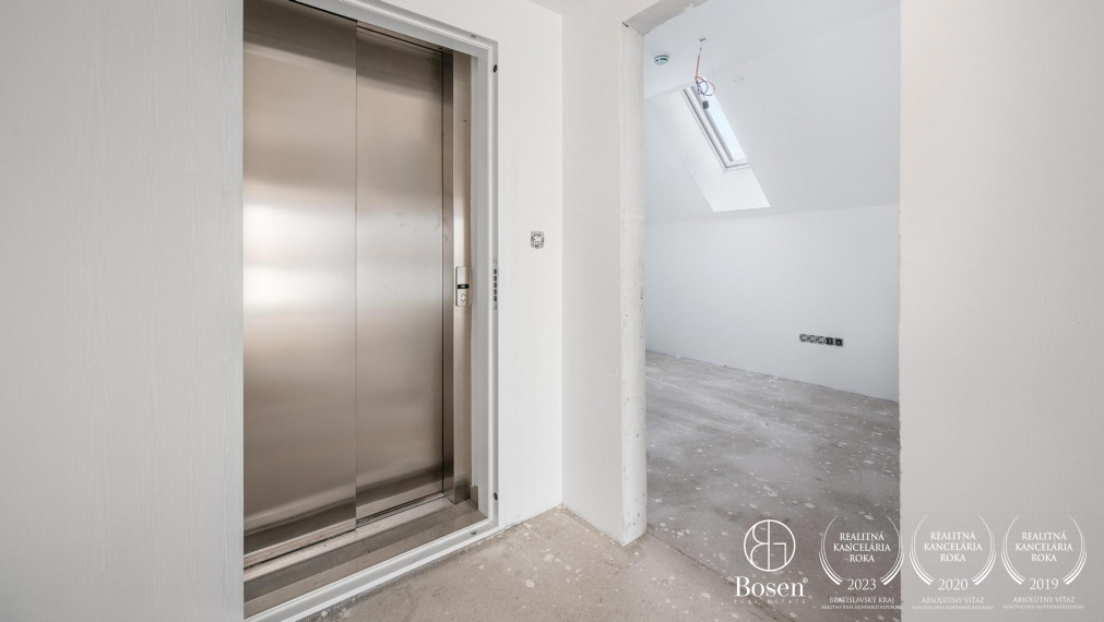 BOSEN | Výnimočný 4 izb.mezonet, veľká terasa, vlastný výťah, Hergottova, 145 m2