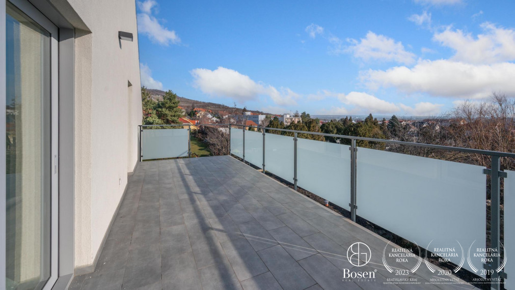 BOSEN | Výnimočný 4 izb.mezonet, veľká terasa, vlastný výťah, Hergottova, 145 m2