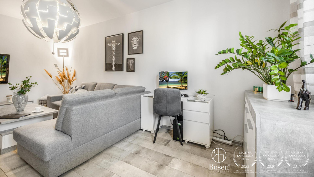 BOSEN |  Útulný 2 izbový byt, Dúbravka, ulica Galbavého, 40 m2