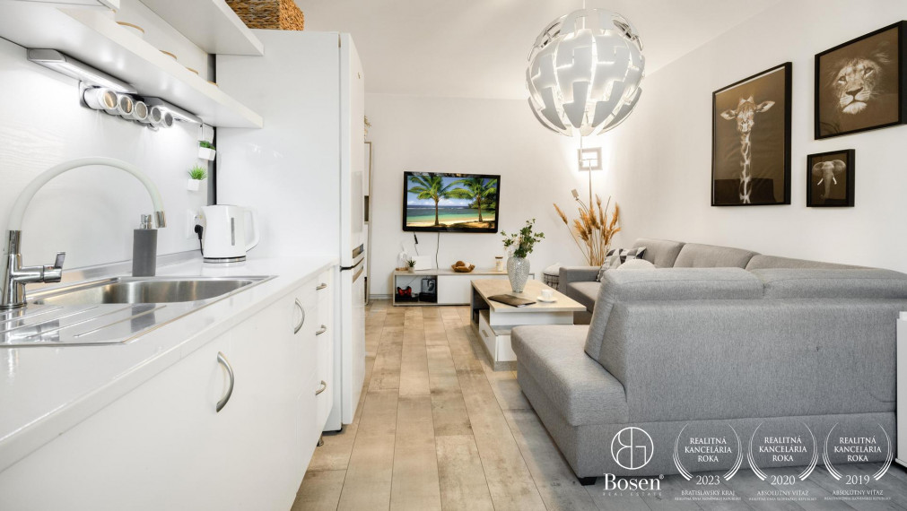BOSEN |  Útulný 2 izbový byt, Dúbravka, ulica Galbavého, 40 m2