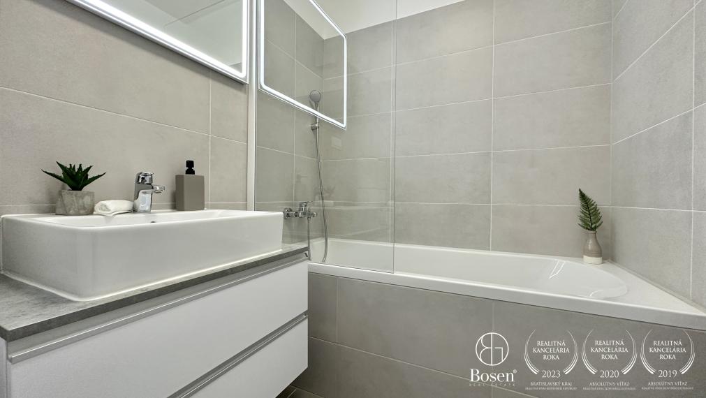 PRENAJATÉ | BOSEN | Prenájom 2 izbový zariadený byt s parkovacím miestom, Slnečnice - Viladomy, Bratislava - m.č. Petržalka