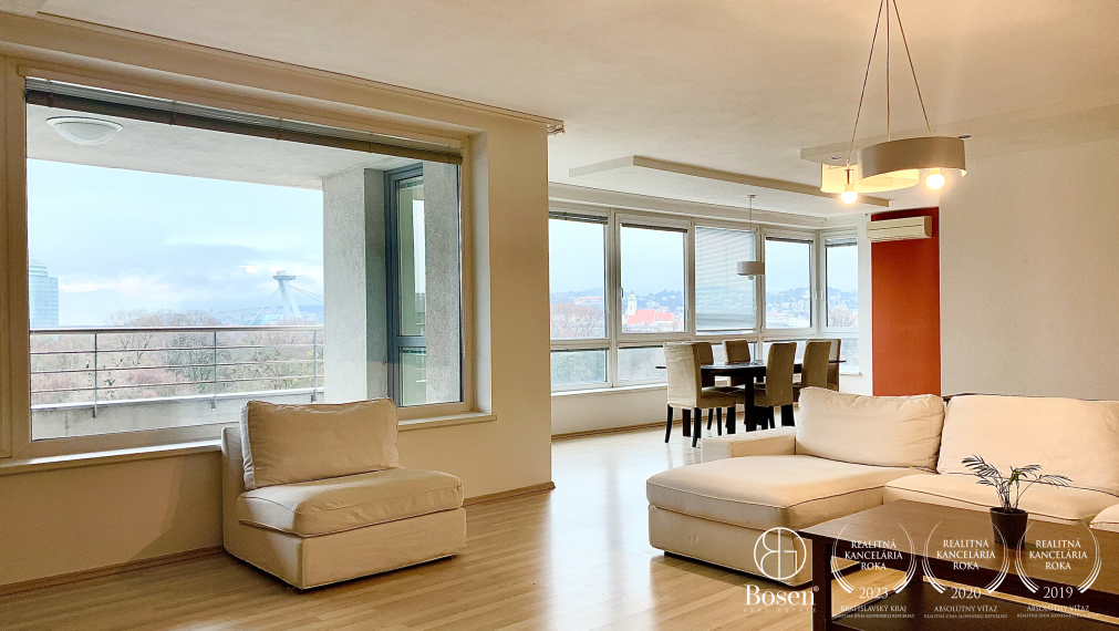 REZERVOVANÉ - BOSEN | Prenájom - veľkometrážny 4 izbový byt, 163 m2, Krasovského 13, BA