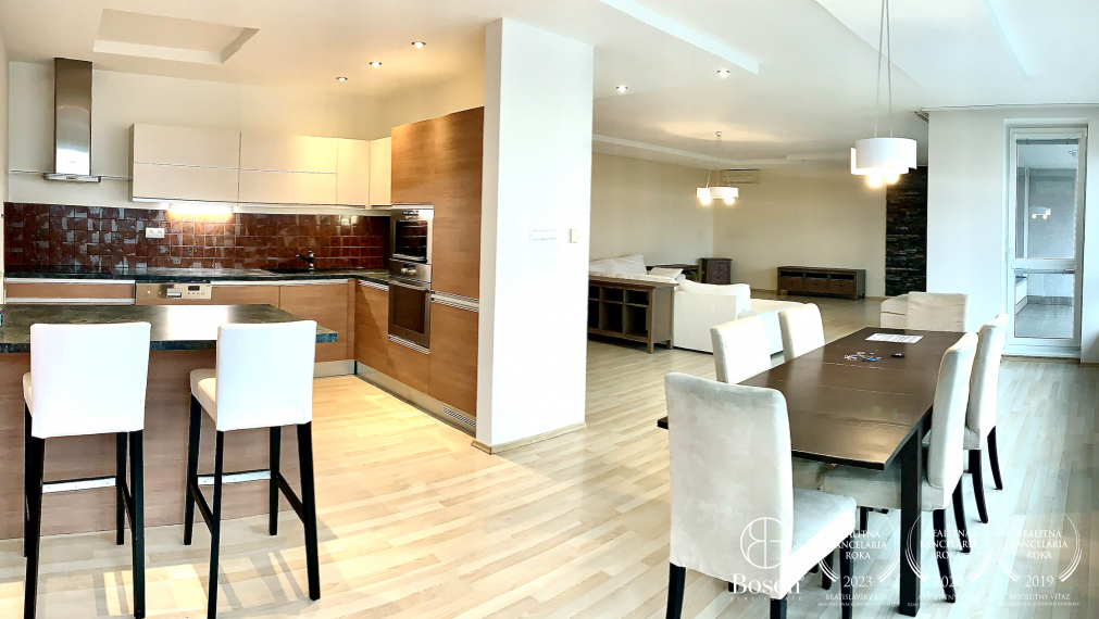 REZERVOVANÉ - BOSEN | Prenájom - veľkometrážny 4 izbový byt, 163 m2, Krasovského 13, BA