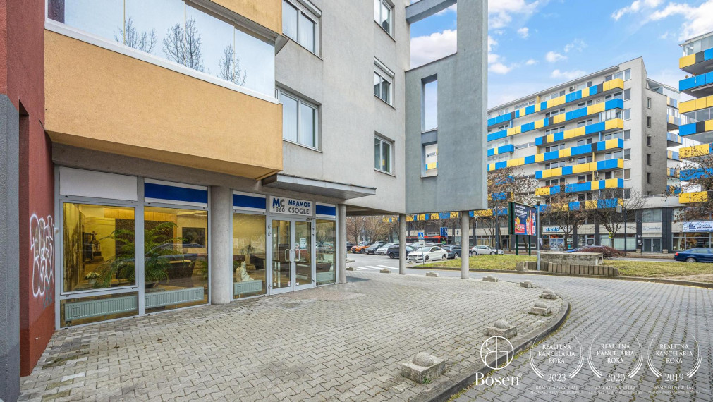 BOSEN | Prenájom obchodných priestorov v Ružinove na Tomášikovej ulici, 141 m2