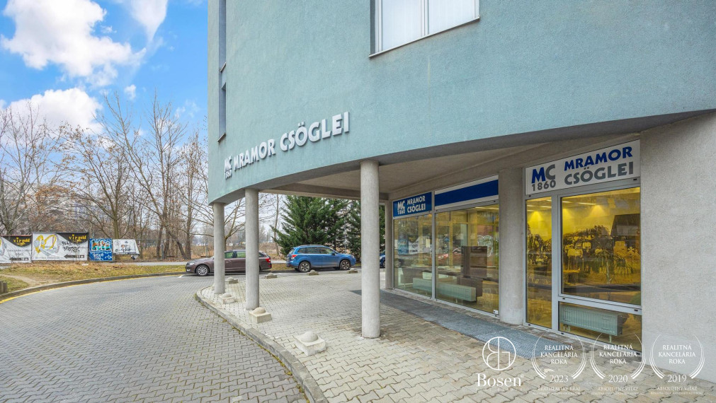 BOSEN | Prenájom obchodných priestorov v Ružinove na Tomášikovej ulici, 141 m2