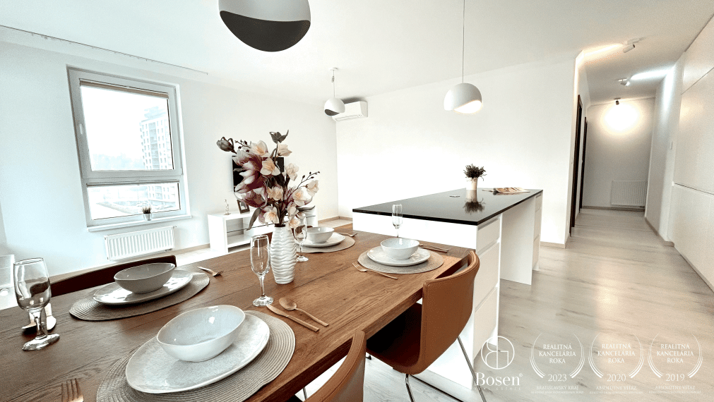 BOSEN | Prenajaté Priestranný 3 izbový byt v novostavbe Dubravy, Dúbravka, 82,10 m2