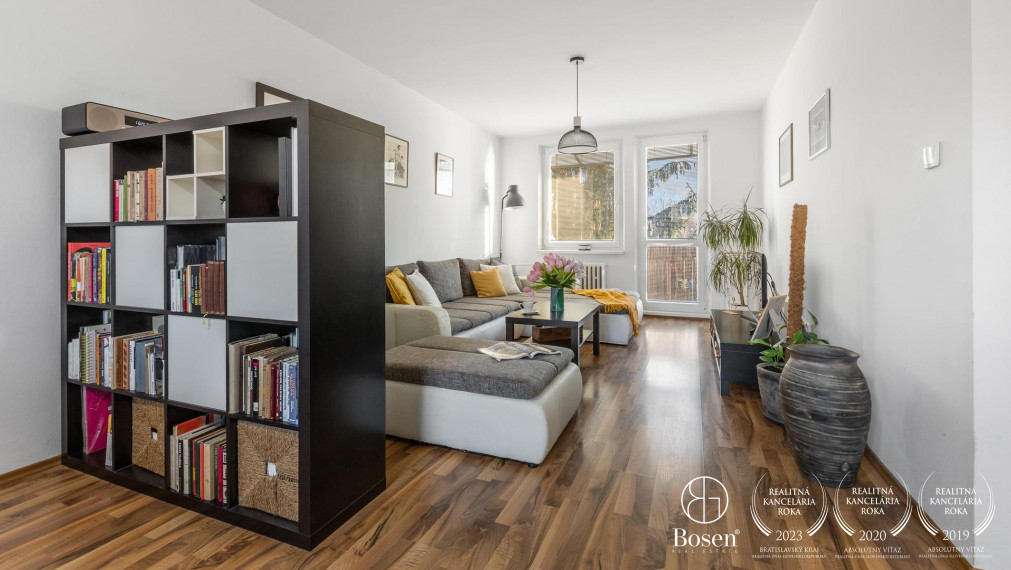 BOSEN | Predaj priestranný 2,5 izbový byt  s balkónom, 73,30 m2, ulica Albrechtová, Bratislava - m.č. Ružinov
