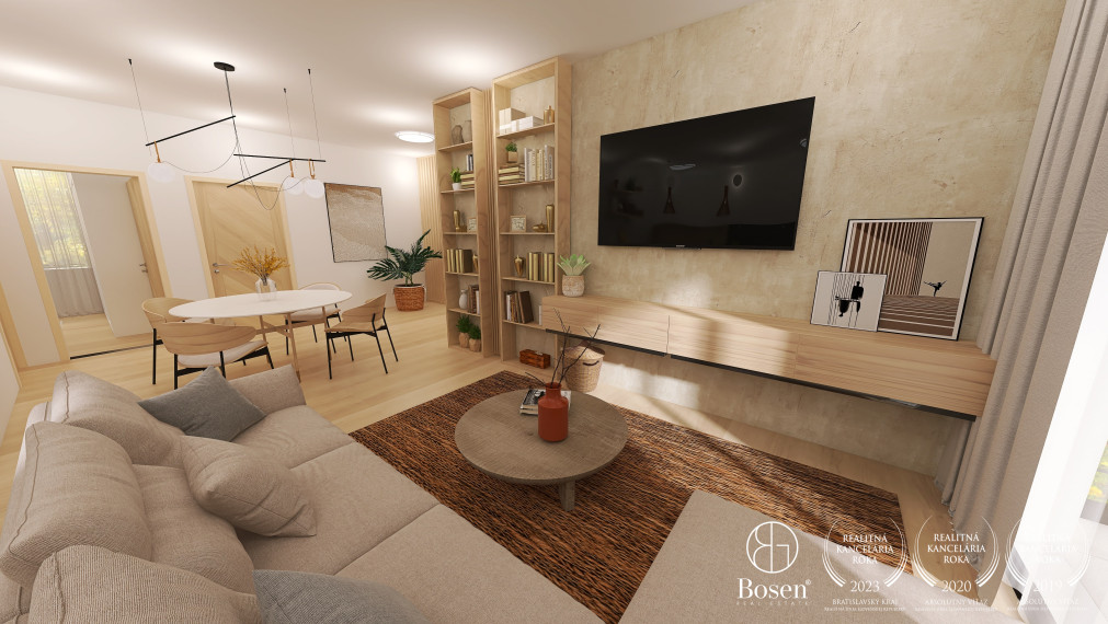 BOSEN | Priestranné 4 izbové byty v novom projekte: Bývanie Tomášov