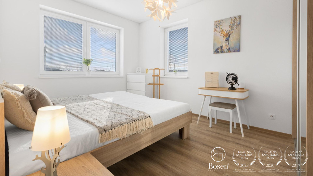 BOSEN | 4 izbový byt v dvojdome so záhradkou a vlastnou studňou, ul. Hrudky, Chorvátsky Grob – Čierna Voda