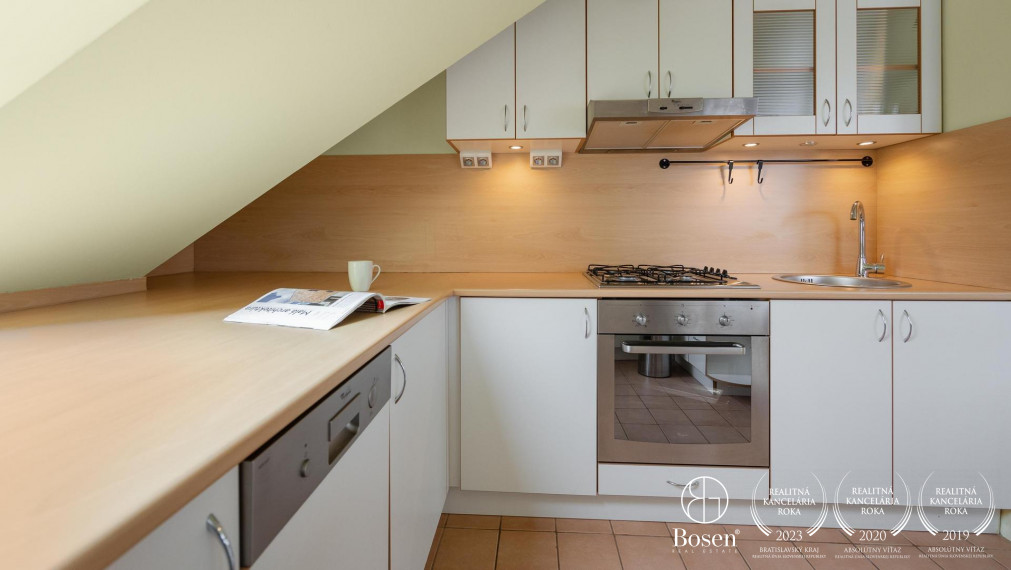 BOSEN |  Slnečný 3 izbový mezonetový byt s dvoma terasami, BA - m.č. Ružinov NIVY, 111,4 m2.