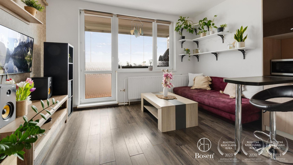 PREDANÉ: BOSEN | Zariadený 2 izb. byt na začiatku Petržalky, Gessayova, 53 m2