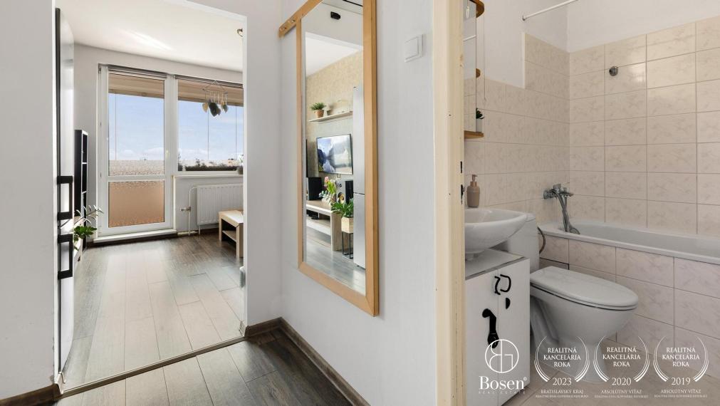 PREDANÉ: BOSEN | Zariadený 2 izb. byt na začiatku Petržalky, Gessayova, 53 m2