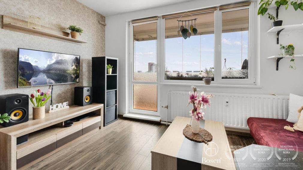 PREDANÉ: BOSEN | Zariadený 2 izb. byt na začiatku Petržalky, Gessayova, 53 m2