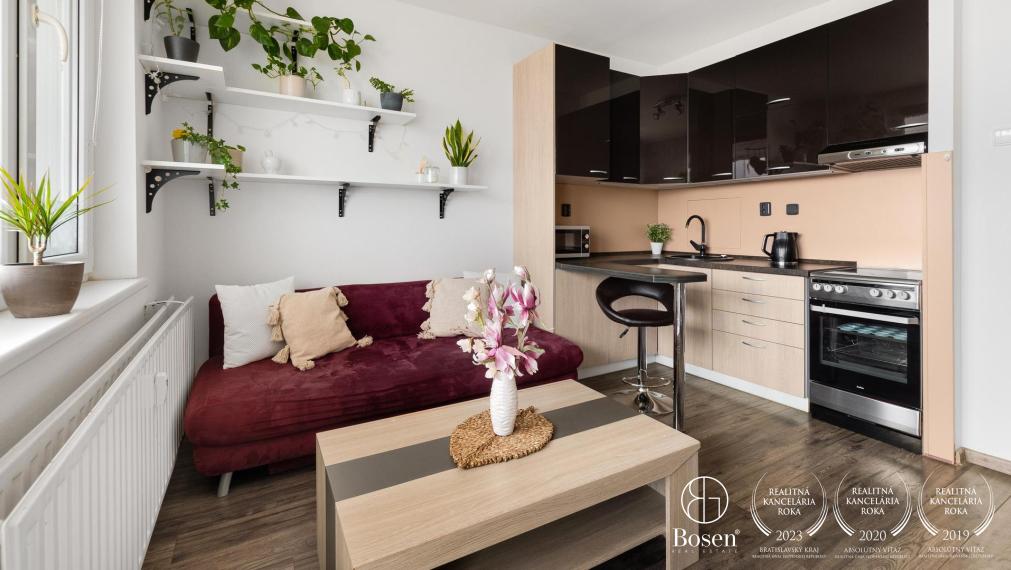 PREDANÉ: BOSEN | Zariadený 2 izb. byt na začiatku Petržalky, Gessayova, 53 m2