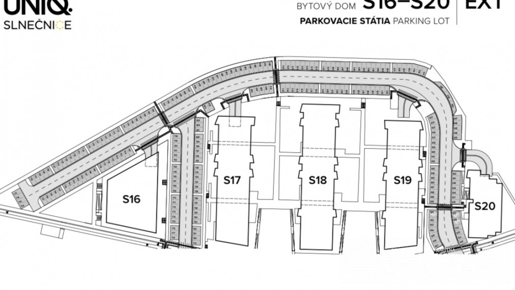 BOSEN | Predaj parkovacieho státia v projekte Slnečnice Uniq