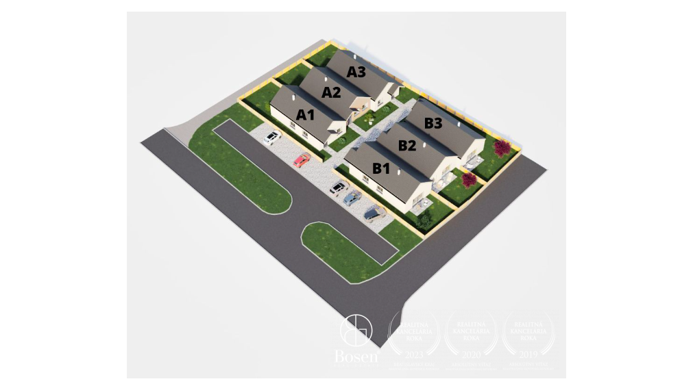 BOSEN |  4 izbový rodinný dom, 2x parkovacie státie, Blahová, do 327 m2
