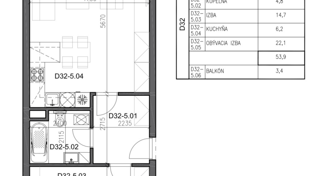 BOSEN | Skvelý 2 izb.byt v štandarde v novom projekte MIKO, Mikovíniho, 57 m2