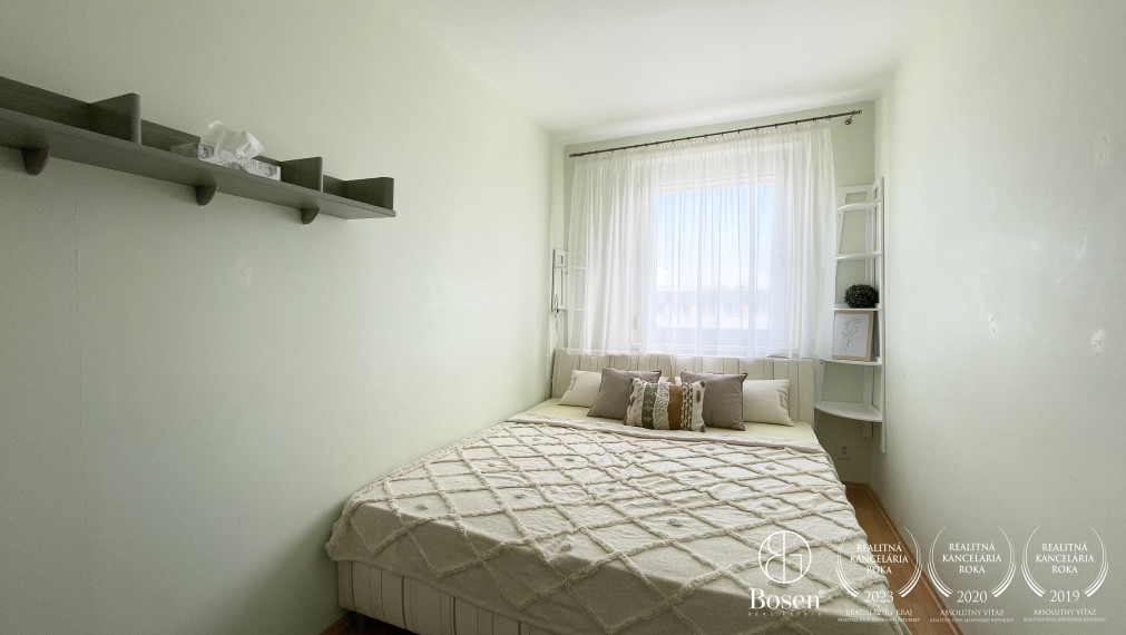 BOSEN | Na prenájom kompletne zariadený 2 izb. byt, ulica Pri Šajbách, Bratislava - Rača, 47 m2