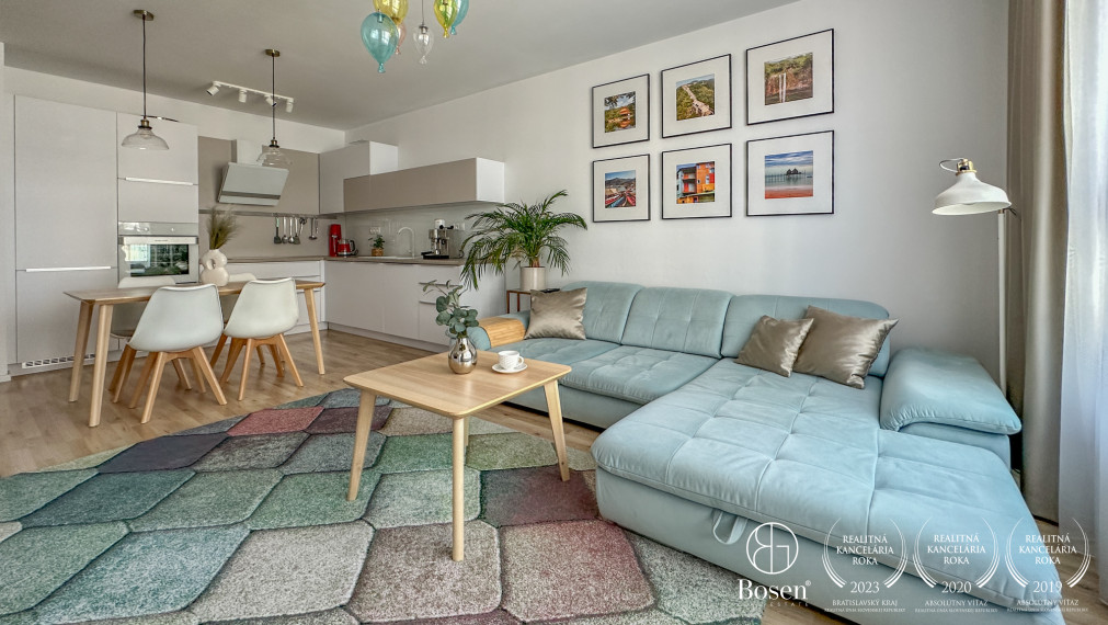 BOSEN | PRENAJATÉ City Park: 2 izbový byt s garážovým státím v novostavbe - Ružinov, 62,5m2