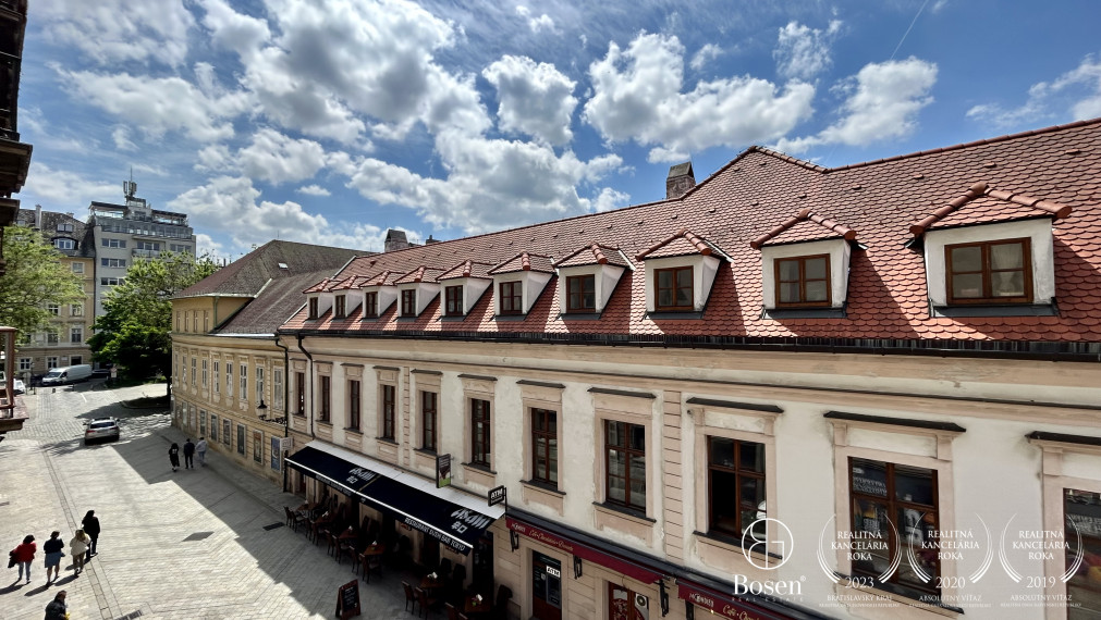 BOSEN | Rezervované Kancelárske priestory v historickom centre, Strakova, Staré Mesto, 107 m2