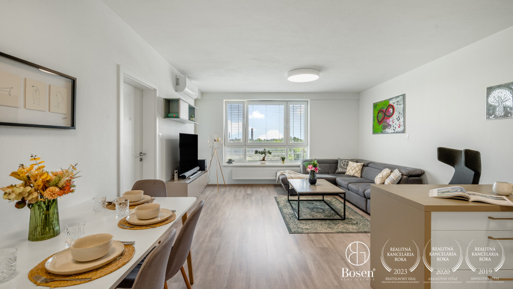 BOSEN | Predaj 4 izbový moderný byt s balkónom, Nobelova ul, Bratislava