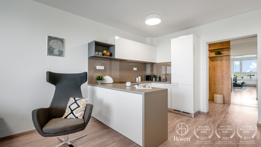 BOSEN | Predaj 4 izbový moderný byt s balkónom, Nobelova ul, Bratislava