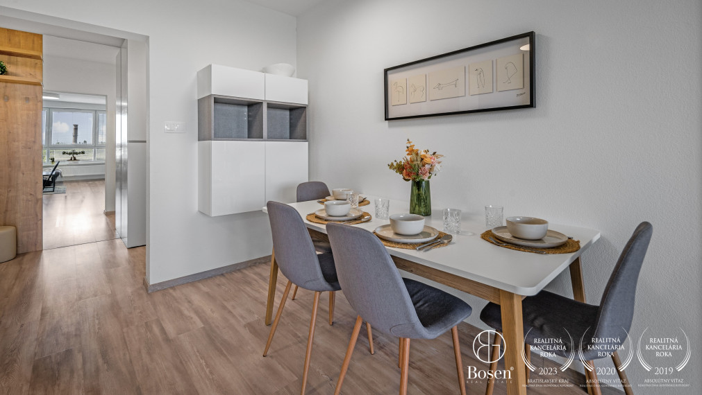 BOSEN | Predaj 4 izbový moderný byt s balkónom, Nobelova ul, Bratislava