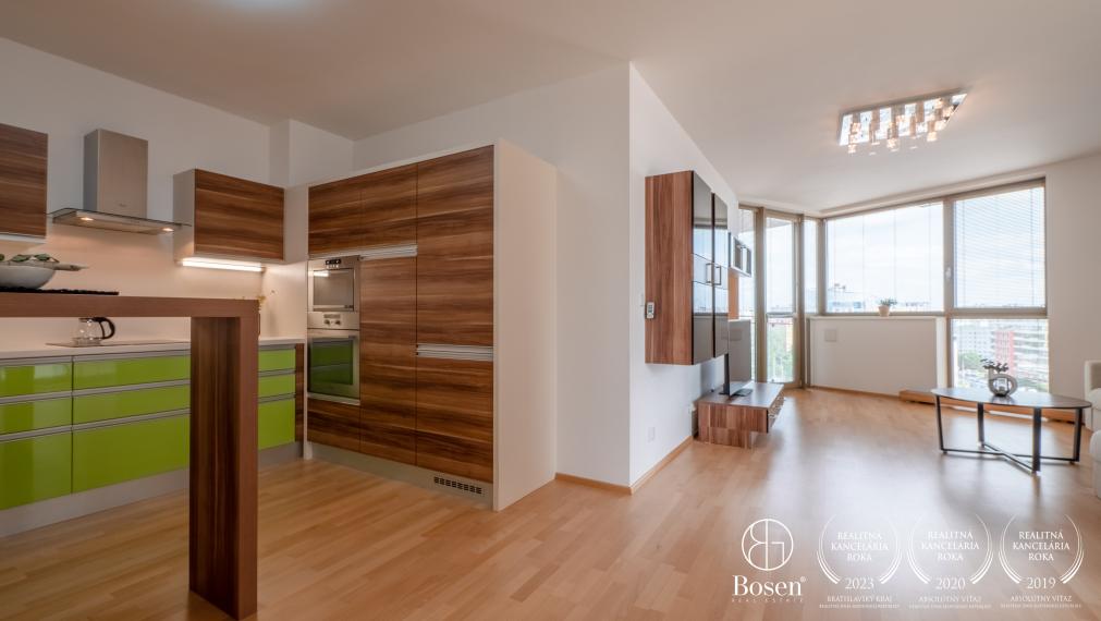 PRENAJATÉ | BOSEN | Prenájom priestranný 2 izbový byt s terasou, 72 m2, Vienna Gate, Bratislava m.č. Petržalka
