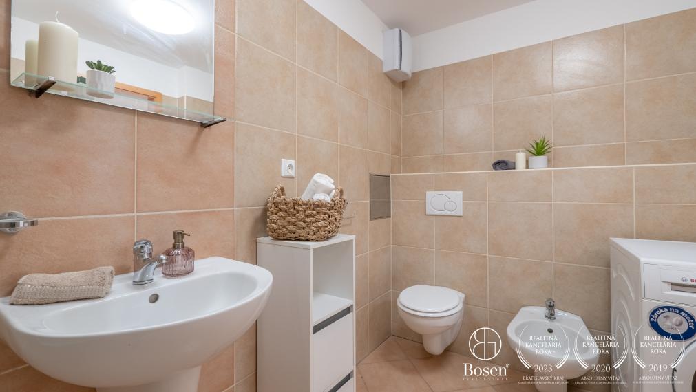 PRENAJATÉ | BOSEN | Prenájom priestranný 2 izbový byt s terasou, 72 m2, Vienna Gate, Bratislava m.č. Petržalka