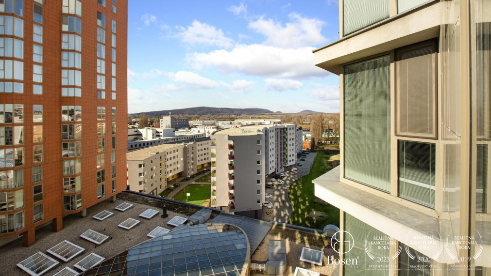 PRENAJATÉ | BOSEN | Prenájom priestranný 2 izbový byt s terasou, 72 m2, Vienna Gate, Bratislava m.č. Petržalka
