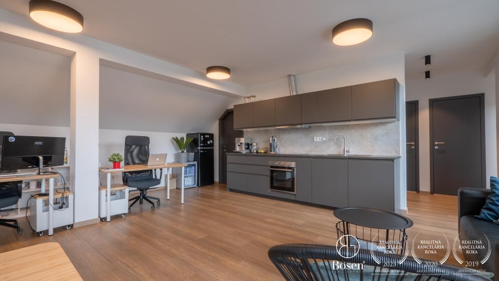 PRENAJATÉ | BOSEN | Prenájom kancelárie s terasou, 103,08 m2, ulica Karpatská, Bratislava m.č. Staré Mesto