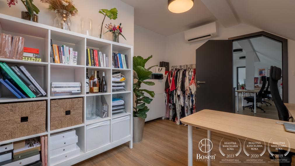 PRENAJATÉ | BOSEN | Prenájom kancelárie s terasou, 103,08 m2, ulica Karpatská, Bratislava m.č. Staré Mesto