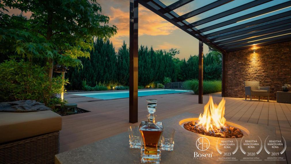 BOSEN | Nadštandardný 6 izbový rodinný dom s bazénom v Miloslavove