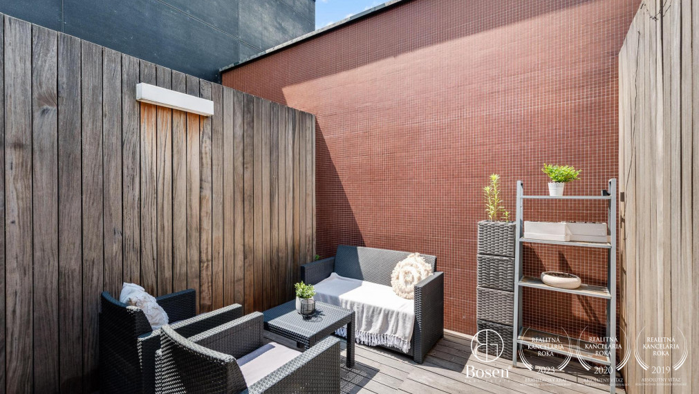 BOSEN | Priestranný 3 izbový byt - mezanín s terasou v novostavbe VIKTORIA, Ružinov - Nivy, 86m2